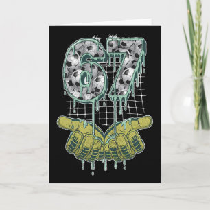 Carte Football 67 Six Seven Drôle Gen Alpha Meme _2 