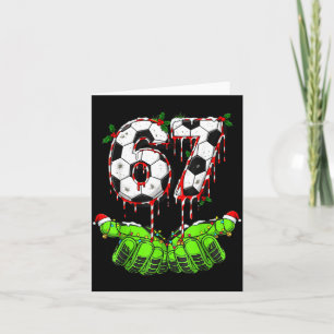 Carte Football 67 Six Seven Drôle Gen Alpha Meme Drip Ch