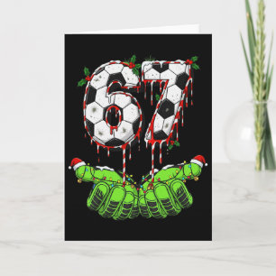 Carte Football 67 Six Seven Drôle Gen Alpha Meme Drip Ch
