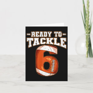Carte Football 6e anniversaire