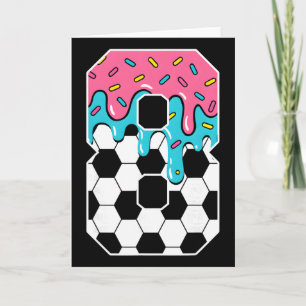 Carte Football 8 ans Crème glacée qui coule Jeunesse 8e 