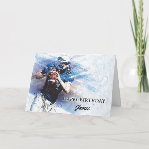 Carte Football Américain NFL Joyeux Anniversaire Personn