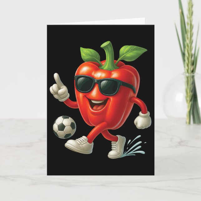 Carte Football au poivron (Devant)