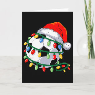 Carte Football Byll Chapeau De Santa Hommes Femmes Noël 