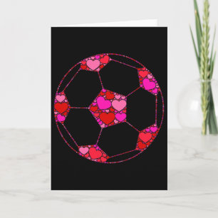 Carte Football Byll Rose Rouge Coeur Pour Femmes Hommes 