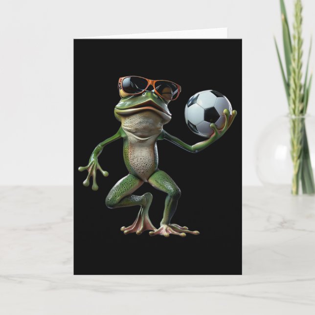 Carte Football de grenouille  (Devant)