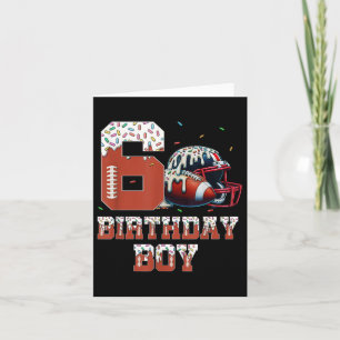 Carte Football Drift 6 Anniversaire Fan Sport Boy Fan 6