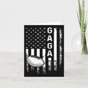 Carte Football Gaga Sports Joueur Amérique Drapeau Homme