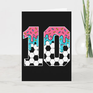 Carte Football Glace qui coule 10 ans Jeunesse 10e Naiss