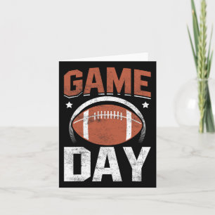 Carte Football Jour de Match Hommes Femmes Jeunesse Foot