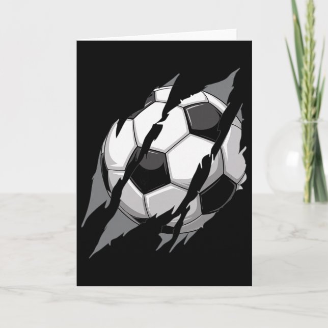 Carte Football Ll Griffe Marque Déchirure Éraflures Cool (Devant)