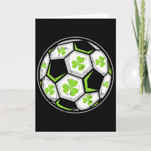 Carte Football Ll Trèfle Shamrock St Patrick Sport Garço