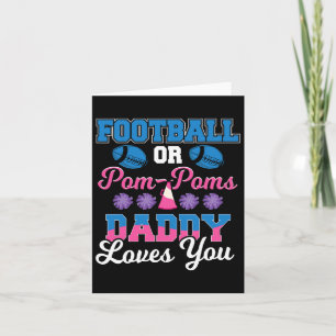 Carte Football ou Pom Pom Daddy t'aime - Football Gen
