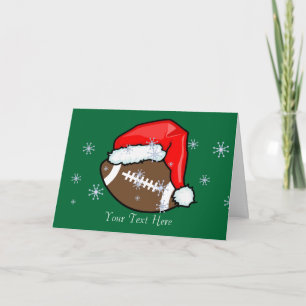 Carte - Football Père Noël