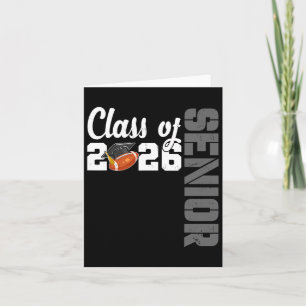 Carte Football Senior Cl De 2026 Graduation Senior 26 Gr