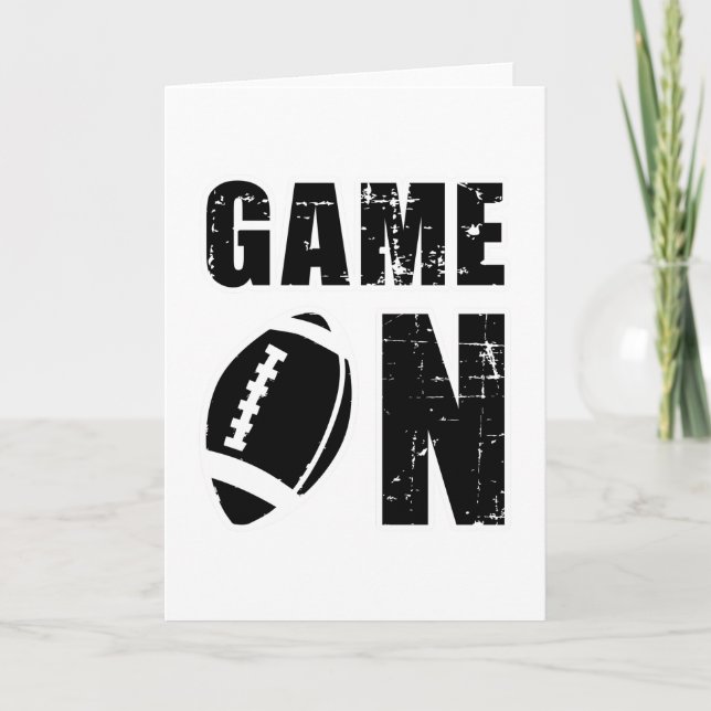 Carte Football Sports USA Team Game American Funny Gift (Devant)
