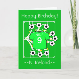 Carte Football Star (Vert - Irlande du Nord)