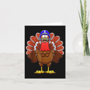 Carte Football Turquie Drôle Thanksgiving Automne automn