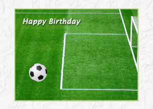 Cartes Footballeur D Anniversaire Zazzle Fr