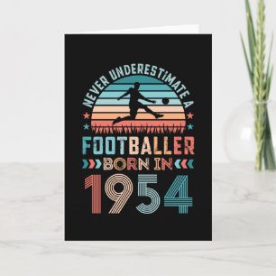 Carte Footballeur né 1954 Football 70e anniversaire Cade