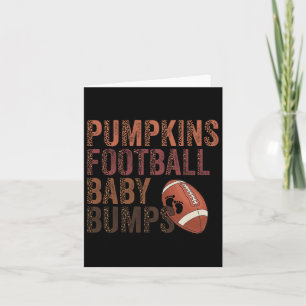 Carte Footbyll citrouille Byby Fall Bonjour Automne Fun