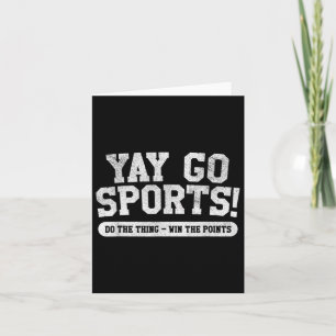 Carte Footbyll Soccer Bysketbyll Team Fun Yay Go Sports