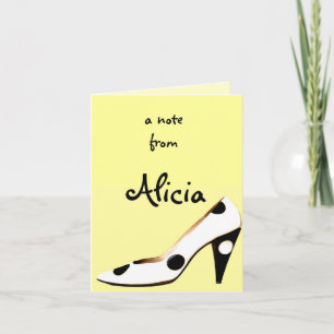 Carte For Women Who Love Shoes