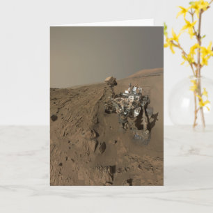 Carte Forage sur Mars Curiosité Paysage Martien Rouge