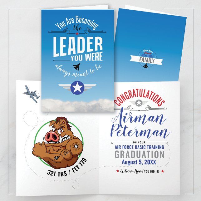 Carte Force aérienne BMT Graduation 321 Warthogs Basic (Créateur téléchargé)