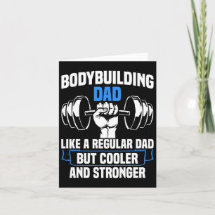 Carte Force Sport Gymnase Funny Bodybuilding Papa