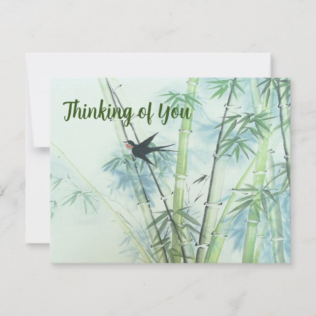 Carte Forêt de bambou - vert (Devant)