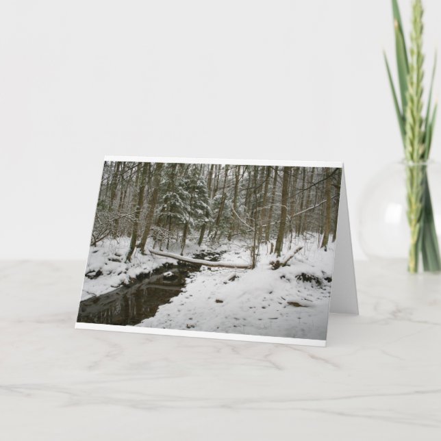 Carte Forêt d'hiver (Devant)