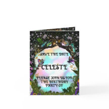 Forêt féerique fantaisiste de magie