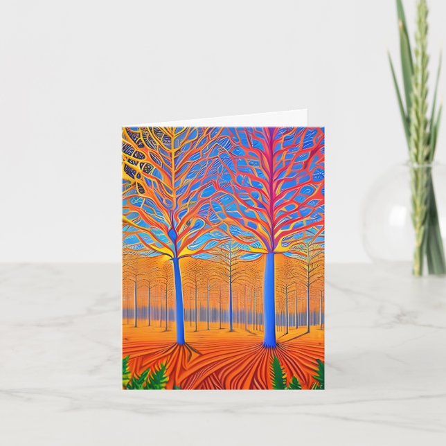Carte Forêt forestière d'Art Moderne (Devant)