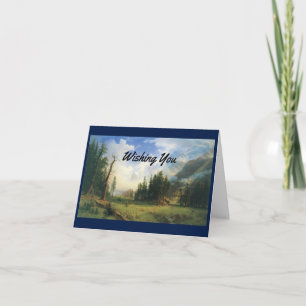 Carte Forêt Joyeux père d'anniversaire