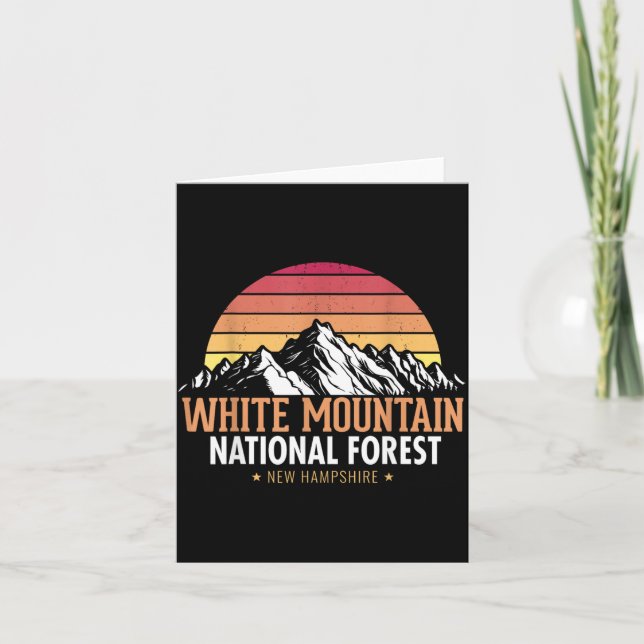 Carte Forêt nationale de White Mountain Retro Adventure (Devant)