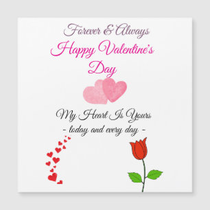 Carte Forever & Always – Bonne Saint-Valentin