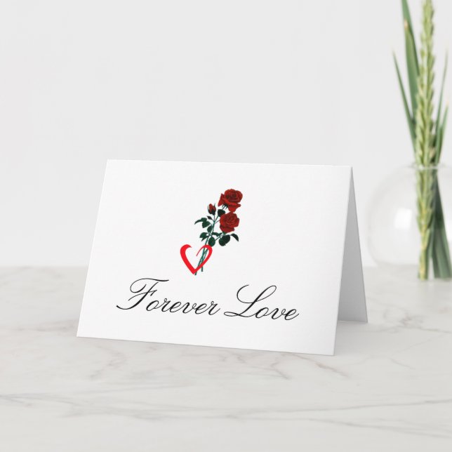 Carte Forever Love Note (Devant)
