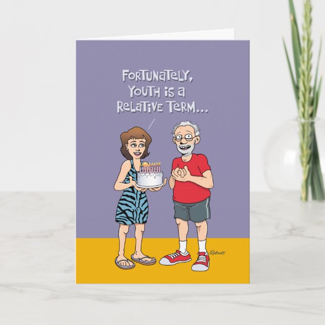 Carte "Forever Young" 65e anniversaire (Devant)