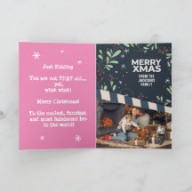 Forfait principal Prank Noël, Photo de famille per