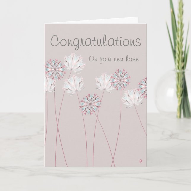 Carte Format standard 5x7 & enveloppe - Félicitations po (Devant)