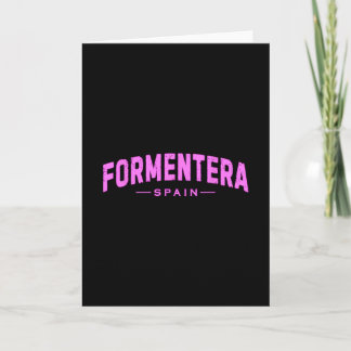 Carte Formentera Espagne Learic Îles Vacances Été Plage