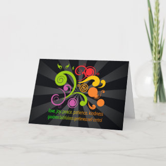 Carte Formes colorées, fruit de l'esprit