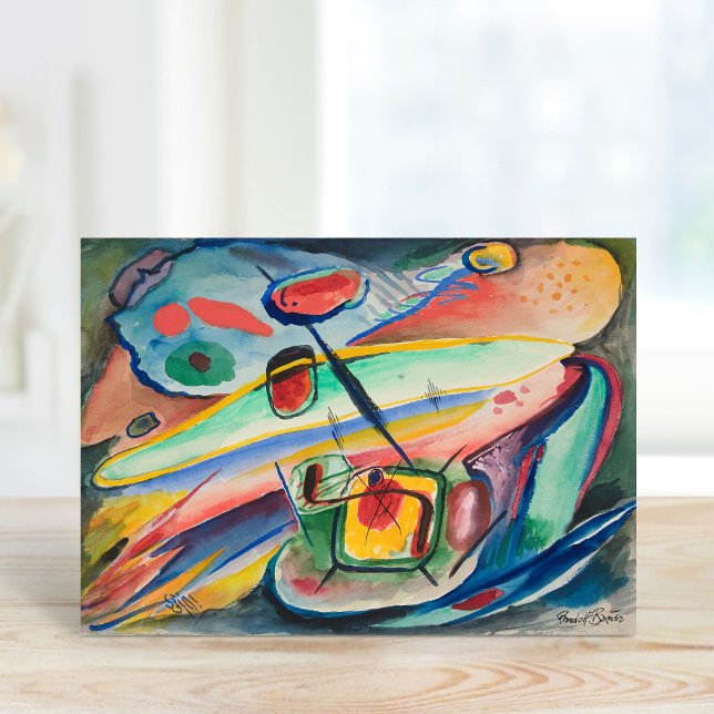 Carte Formulaires Abstraits | Rudolf Bauer (Créateur téléchargé)