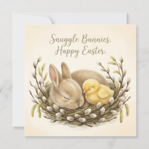 Carte Formule fantaisiste de Joyeuses Pâques
