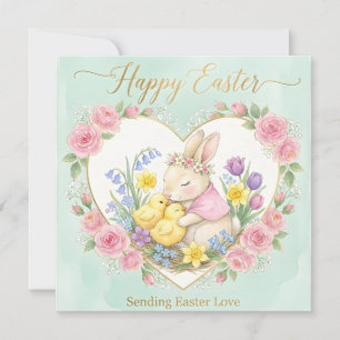 Carte Formule fantaisiste de Joyeuses Pâques