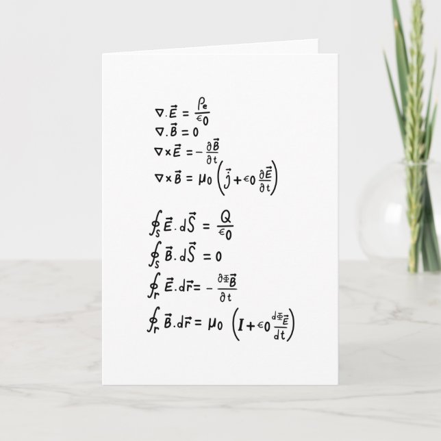 Carte Formule physique (Devant)