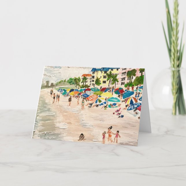 Carte "Fort Myer's Beach" tableau de Willlowcatdesigns (Devant)