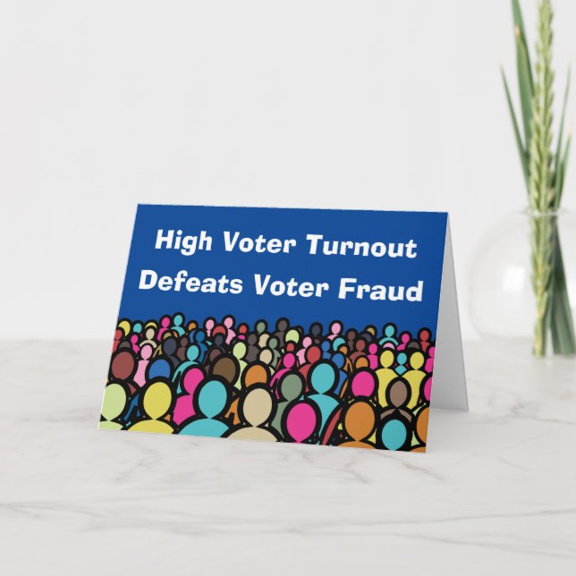 Carte Forte participation électorale vainc la fraude éle (Devant)