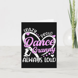 Carte Fou Fier Danse Granny Danser Granny Granny D'Une D